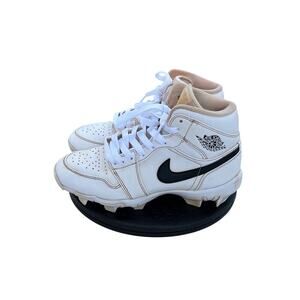 Boys Nike Air Jordan 1 Mid Multisport Cleats Size 4Y White